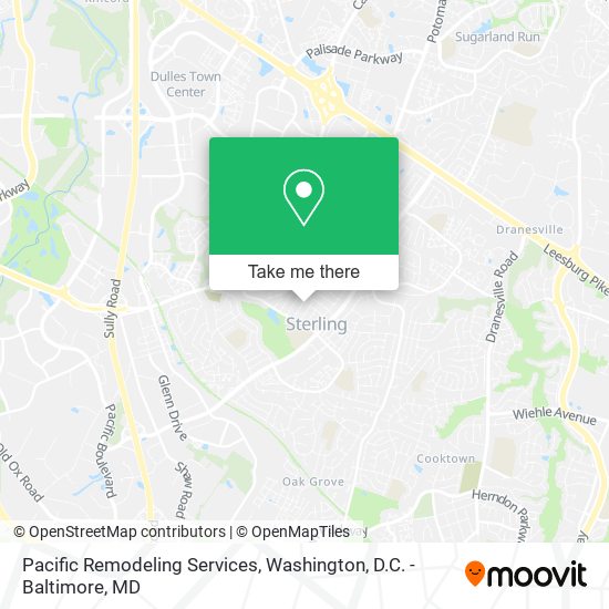 Mapa de Pacific Remodeling Services