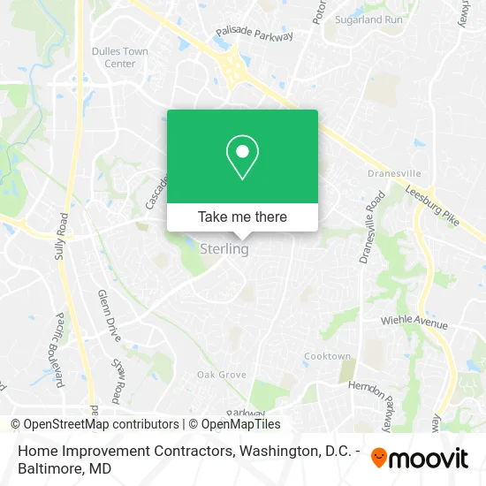 Home Improvement Contractors map