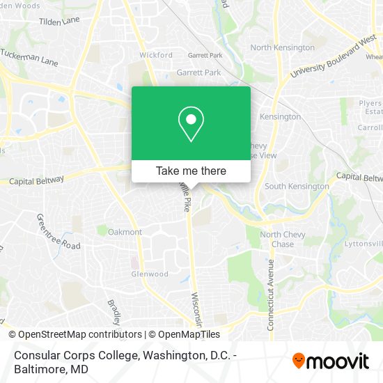Consular Corps College map