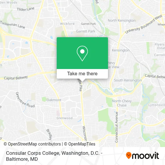 Consular Corps College map