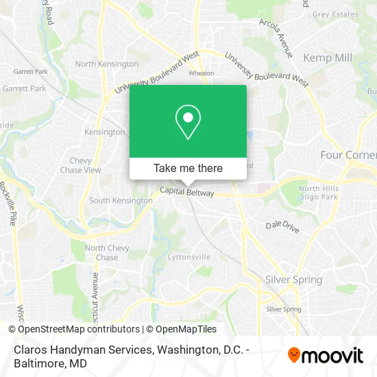 Claros Handyman Services map