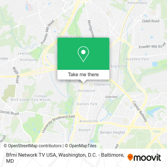 Bfmi Network TV USA map