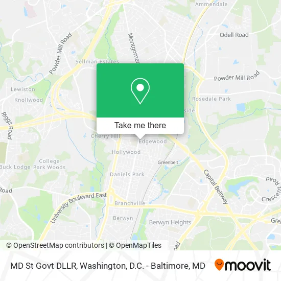 MD St Govt DLLR map