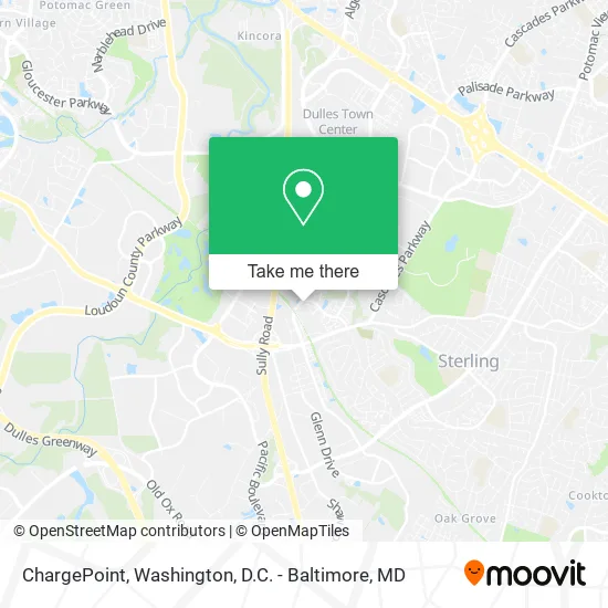 ChargePoint map