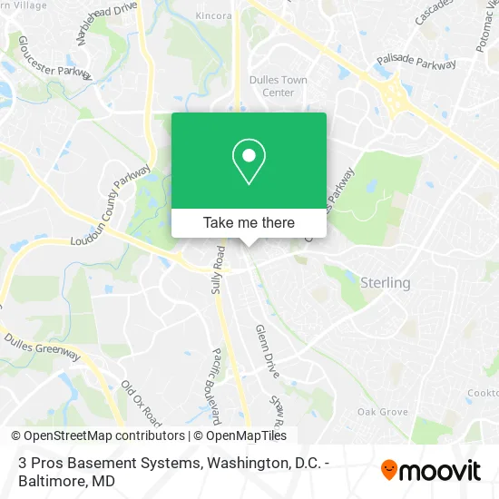 3 Pros Basement Systems map