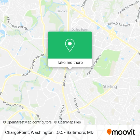 ChargePoint map