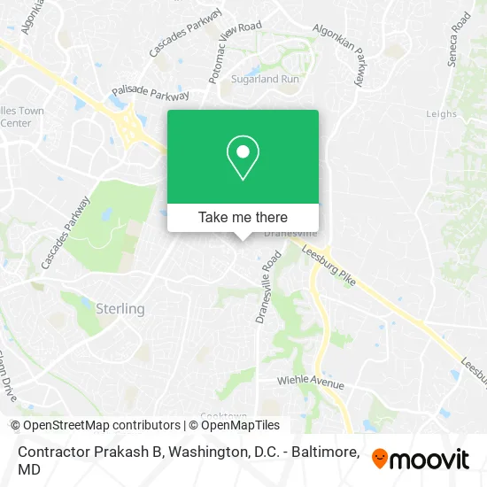 Contractor Prakash B map