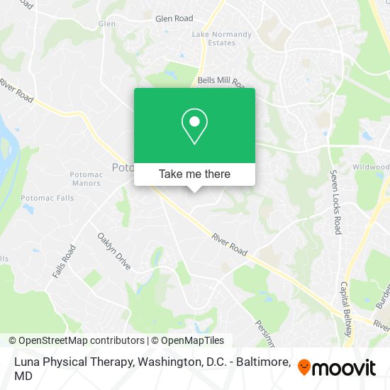 Luna Physical Therapy map