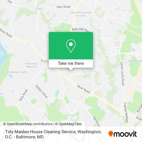 Mapa de Tidy Maiden House Cleaning Service