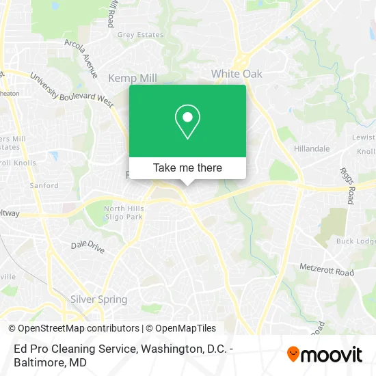 Ed Pro Cleaning Service map