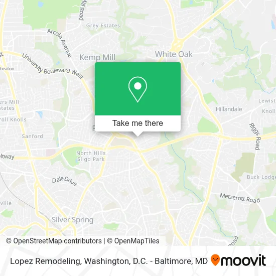 Lopez Remodeling map