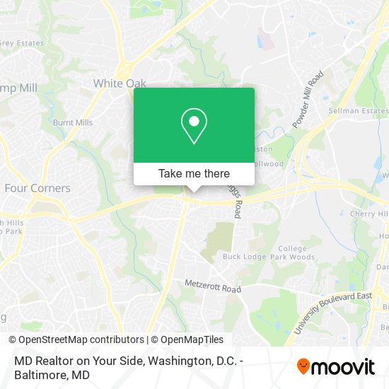 MD Realtor on Your Side map