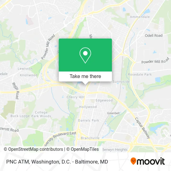 PNC ATM map