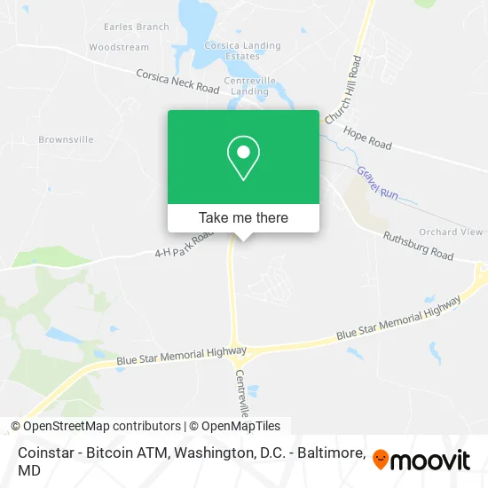 Coinstar - Bitcoin ATM map
