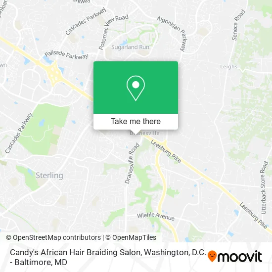 Candy's African Hair Braiding Salon map