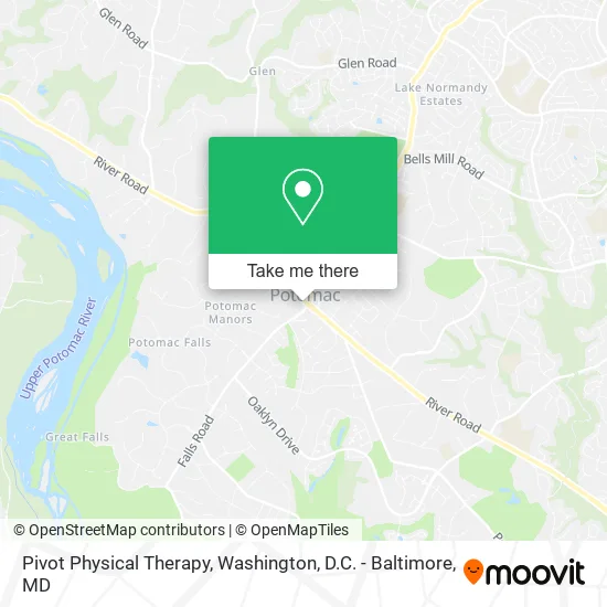Pivot Physical Therapy map