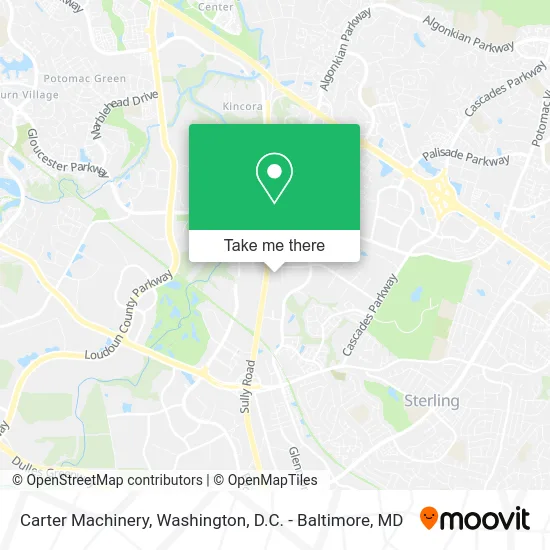 Carter Machinery map