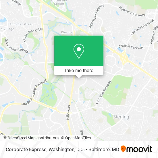 Corporate Express map