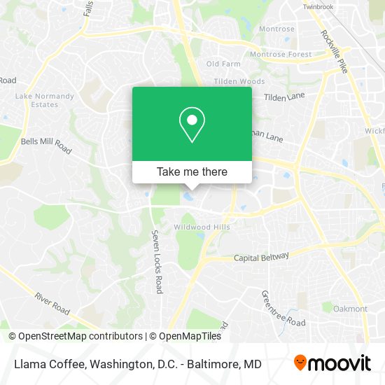 Llama Coffee map