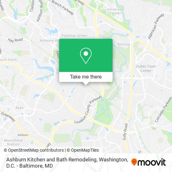 Ashburn Kitchen and Bath Remodeling map