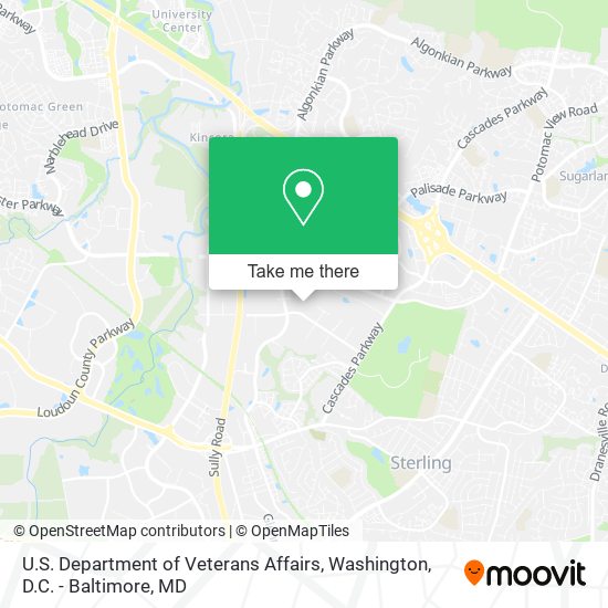 Mapa de U.S. Department of Veterans Affairs