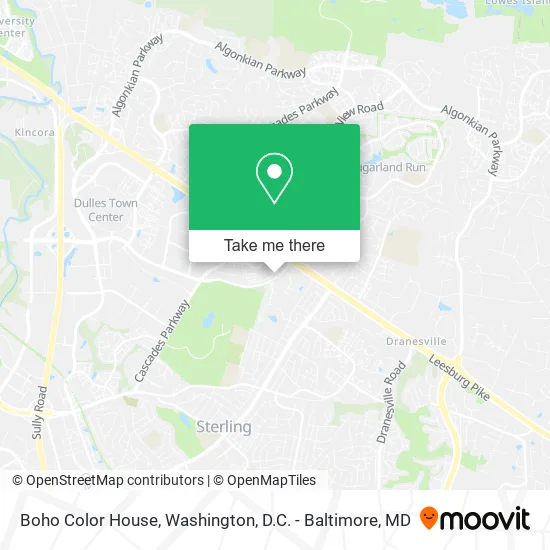Boho Color House map