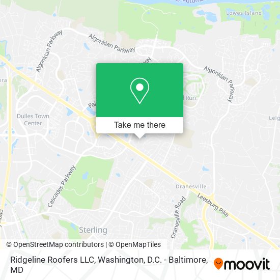 Ridgeline Roofers LLC map