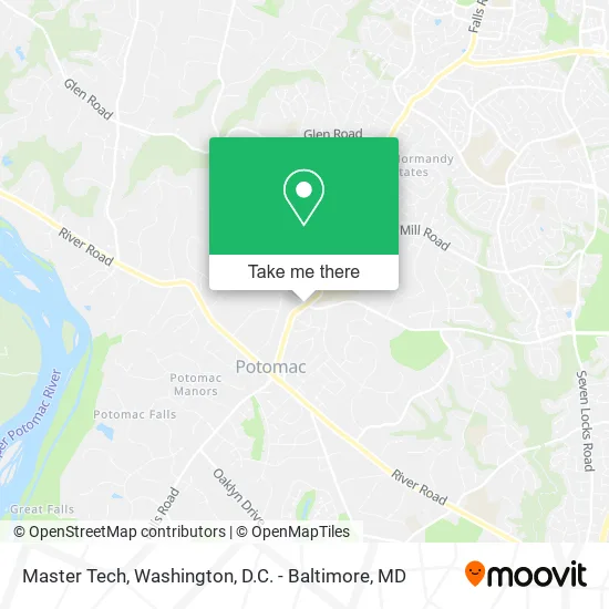 Master Tech map