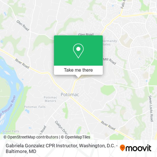 Gabriela Gonzalez CPR Instructor map