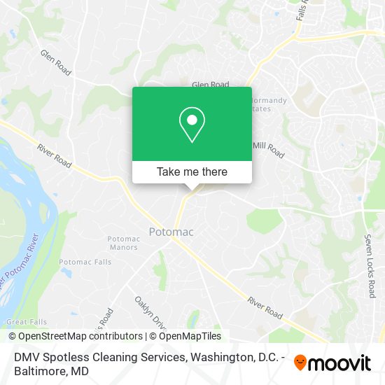 DMV Spotless Cleaning Services map