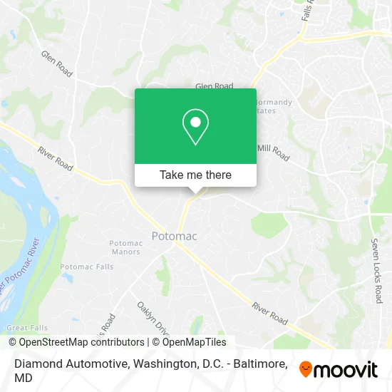 Diamond Automotive map