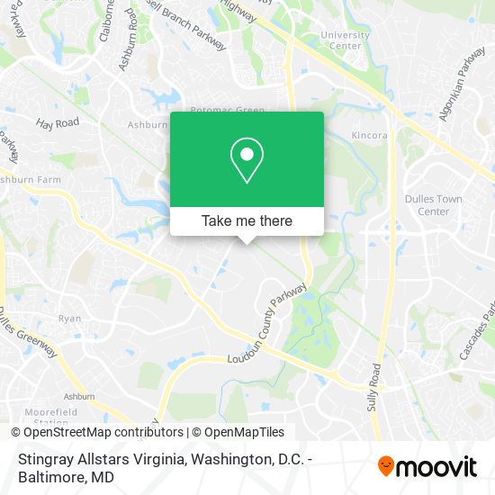 Stingray Allstars Virginia map