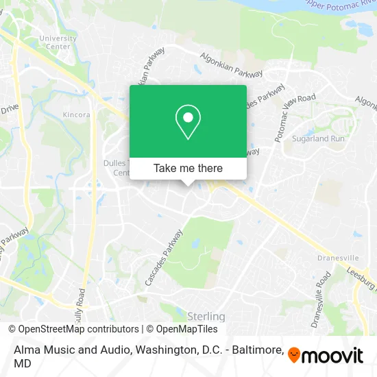 Alma Music and Audio map