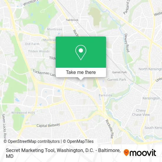 Secret Marketing Tool map