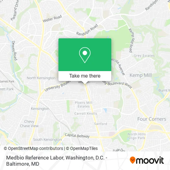 Medbio Reference Labor map