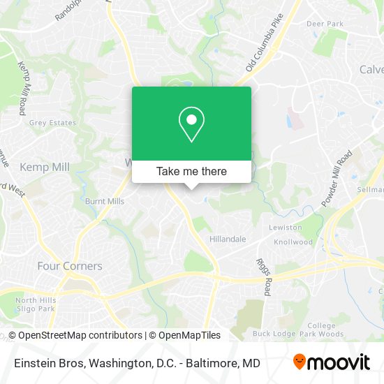 Einstein Bros map