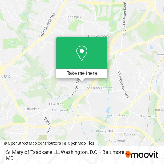 St Mary of Tsadkane LL map