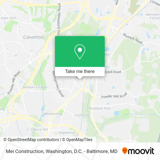 Mei Construction map