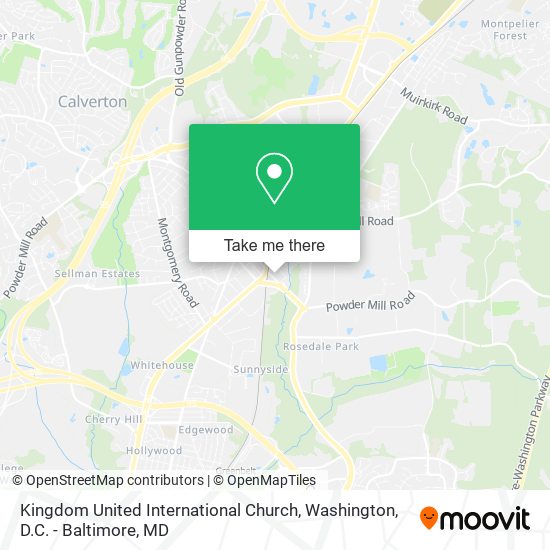 Mapa de Kingdom United International Church