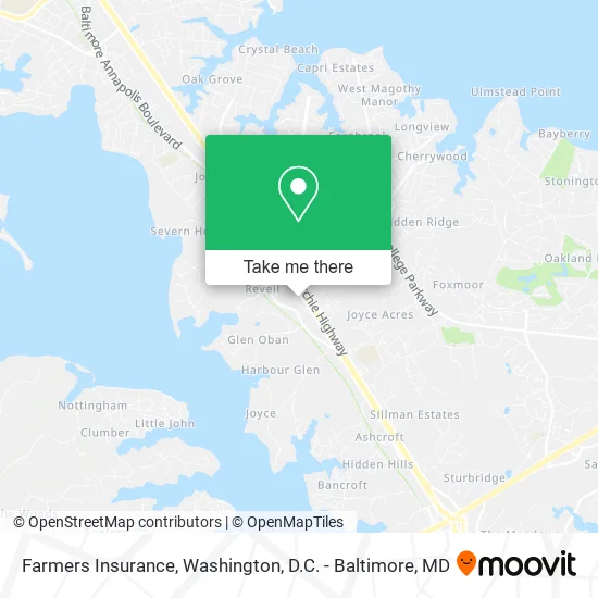 Farmers Insurance map