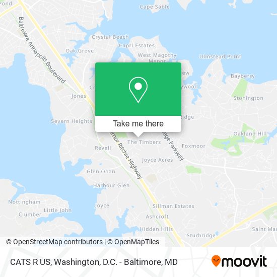 CATS R US map