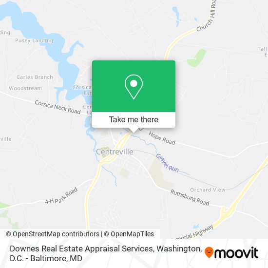 Downes Real Estate Appraisal Services map