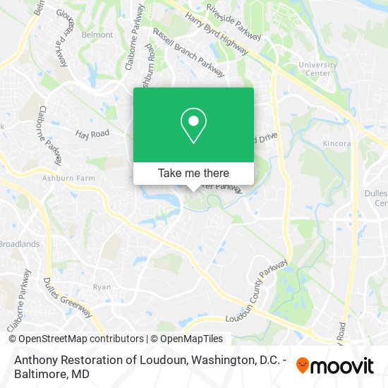 Anthony Restoration of Loudoun map