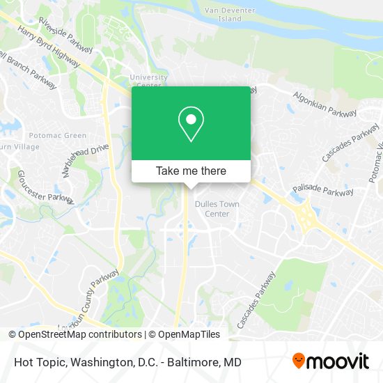 Hot Topic map