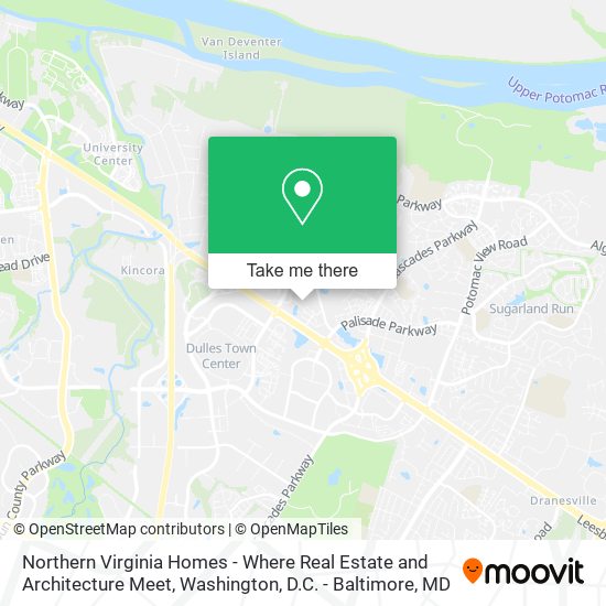 Mapa de Northern Virginia Homes - Where Real Estate and Architecture Meet