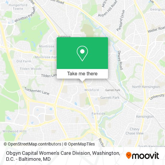 Obgyn Capital Women's Care Division map