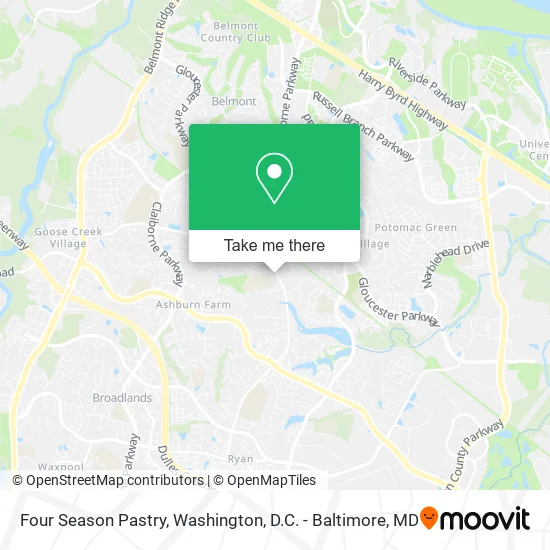 Four Season Pastry map