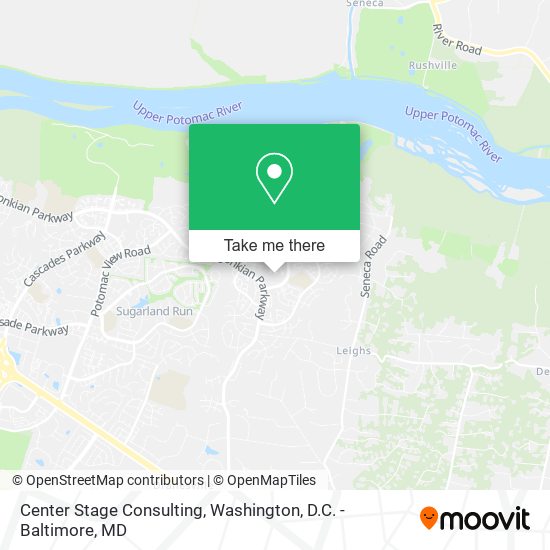 Center Stage Consulting map