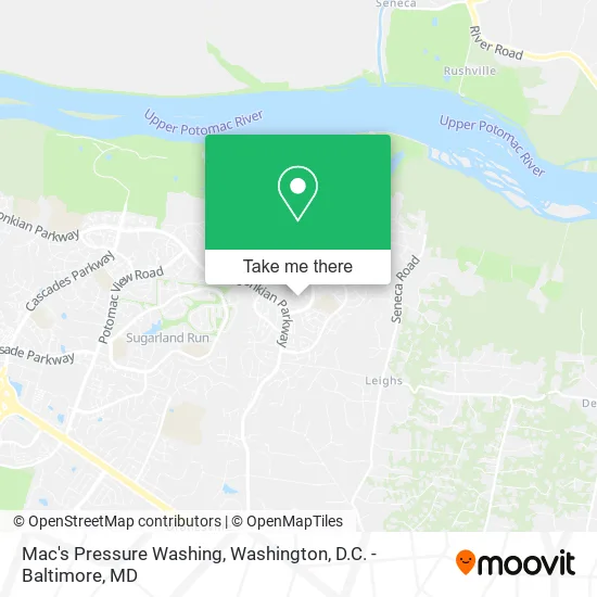 Mac's Pressure Washing map
