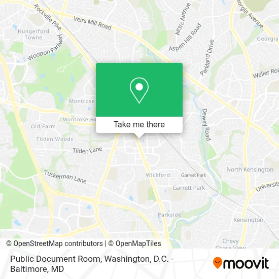 Public Document Room map